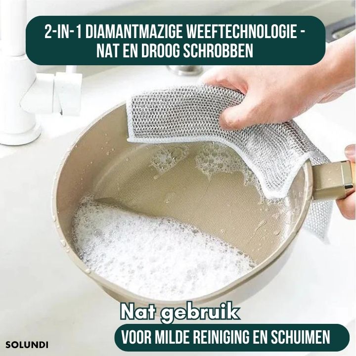TIJDELIJK 1+2 GRATIS | PowerWipe™ | 2-in-1 Magische Schoonmaakdoek