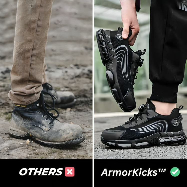 TIJDELIJK 50% KORTING | ArmorKicks™ | Stoer op het werk, zacht aan je voeten!