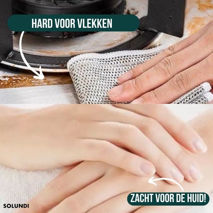 TIJDELIJK 1+2 GRATIS | PowerWipe™ | 2-in-1 Magische Schoonmaakdoek