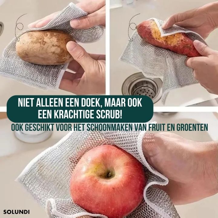 TIJDELIJK 1+2 GRATIS | PowerWipe™ | 2-in-1 Magische Schoonmaakdoek
