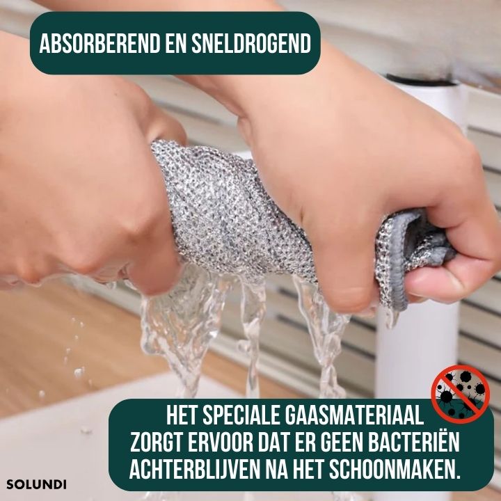 TIJDELIJK 1+2 GRATIS | PowerWipe™ | 2-in-1 Magische Schoonmaakdoek