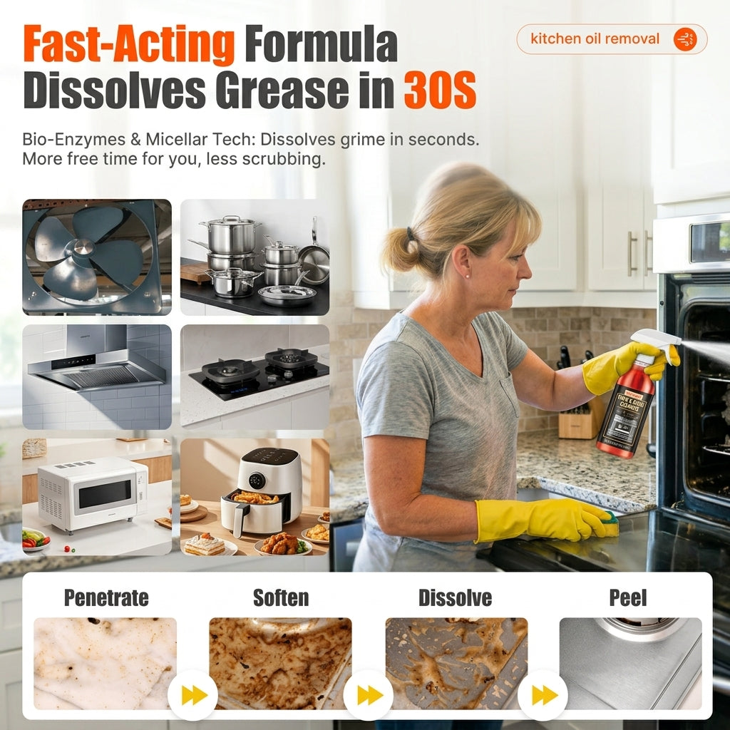 TIJDELIJK 50% KORTING | GreaseOff™ - Ovenreiniger