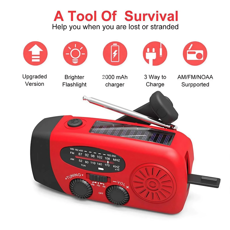 ResQPower™ | Noodradio & zaklamp