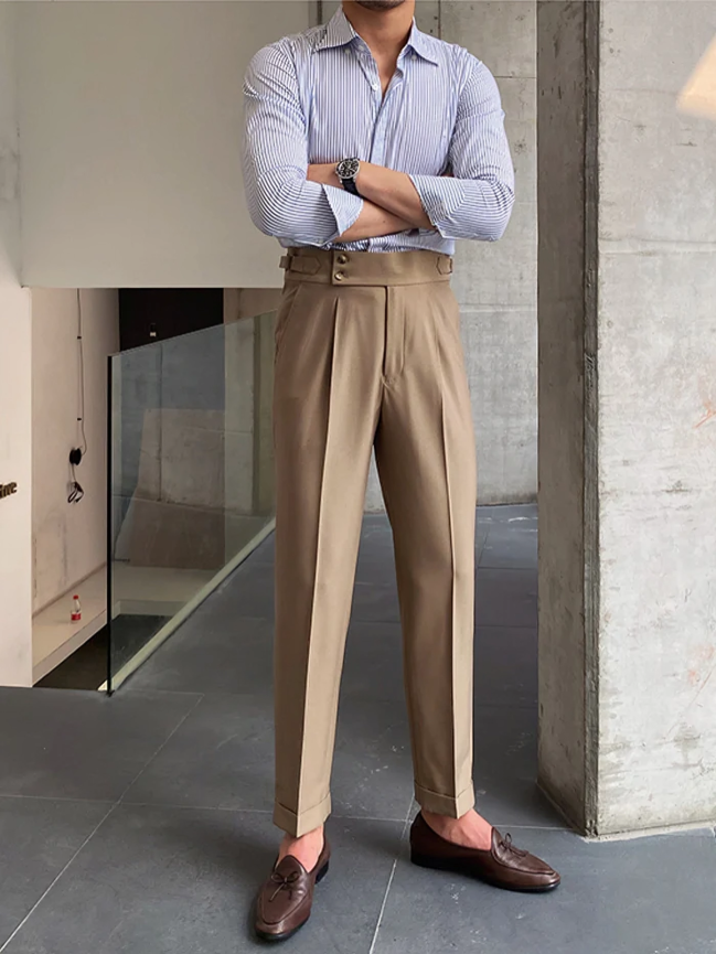 Desmond™ | Casual broek met hoge taille voor heren