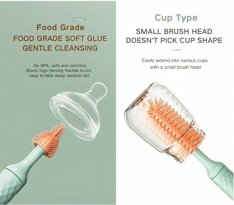TIJDELIJK 50% KORTING | SwiftScrub™ | De slimme manier om flessen schoon te maken!