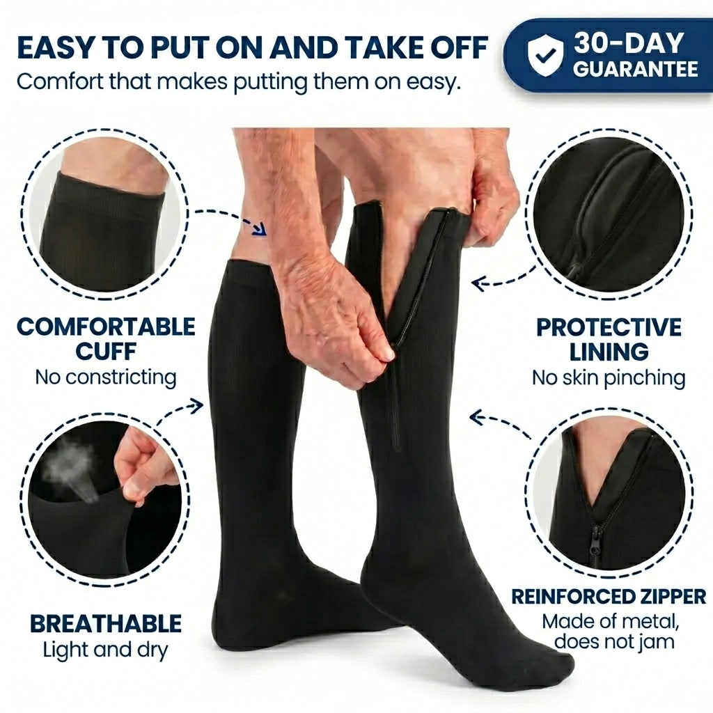 1 + 1 GRATIS VANDAAG | CircuRelief™ - Compressiekousen