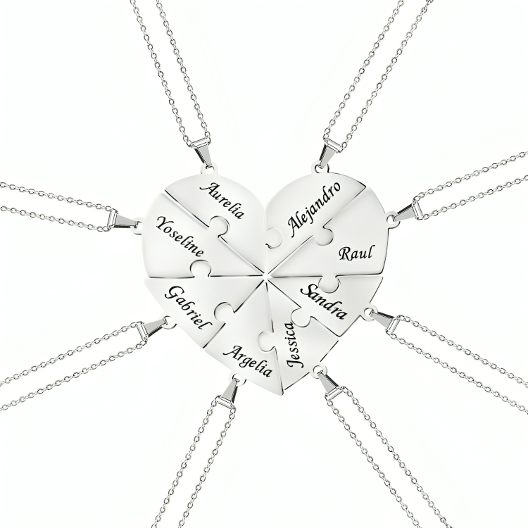 LoveFragment™ | Gepersonaliseerde hartpuzzelketting