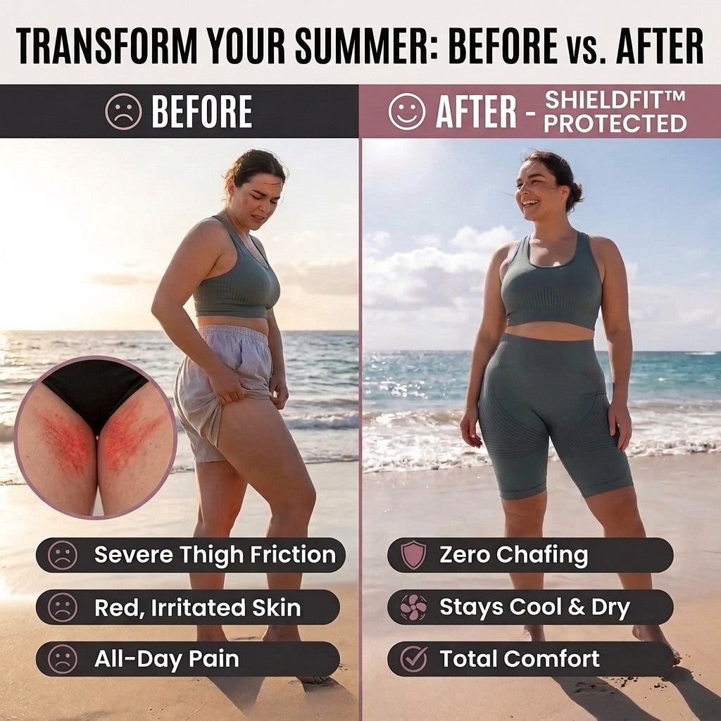 1 + 1 GRATIS VANDAAG | ShieldFit™ - 3D Anti-Schuur Shorts