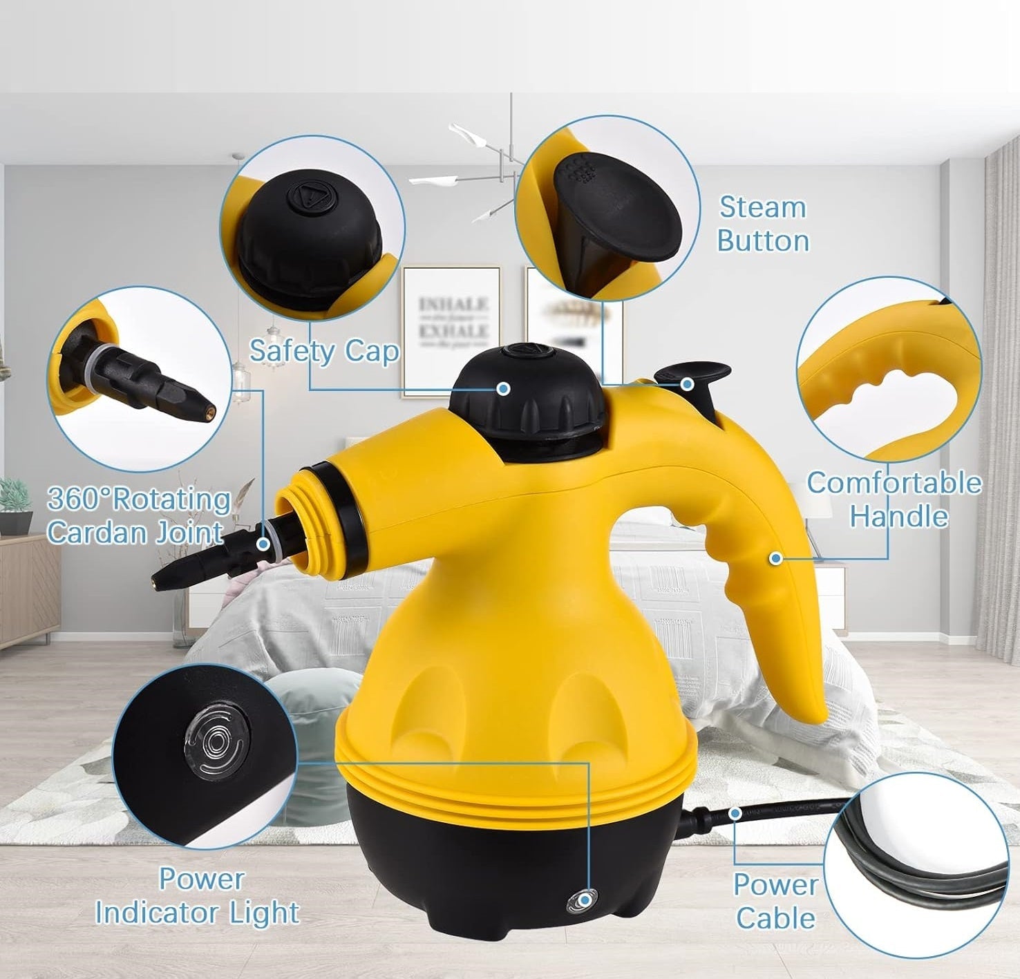 50% KORTING TIJDELIJK | SteamMaster™ |  Multifunctionele Stoomreiniger