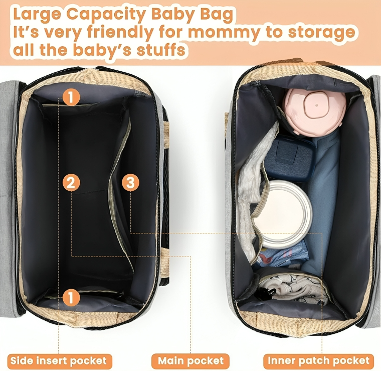 CribPack™ | Neem alles mee wat je baby nodig heeft - en ook een bedje!