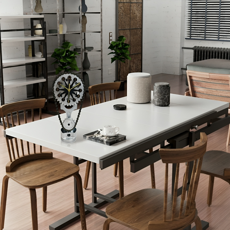 TIJDELIJK 50% KORTING | TimeForge™ | Roterende metalen tandwielklok