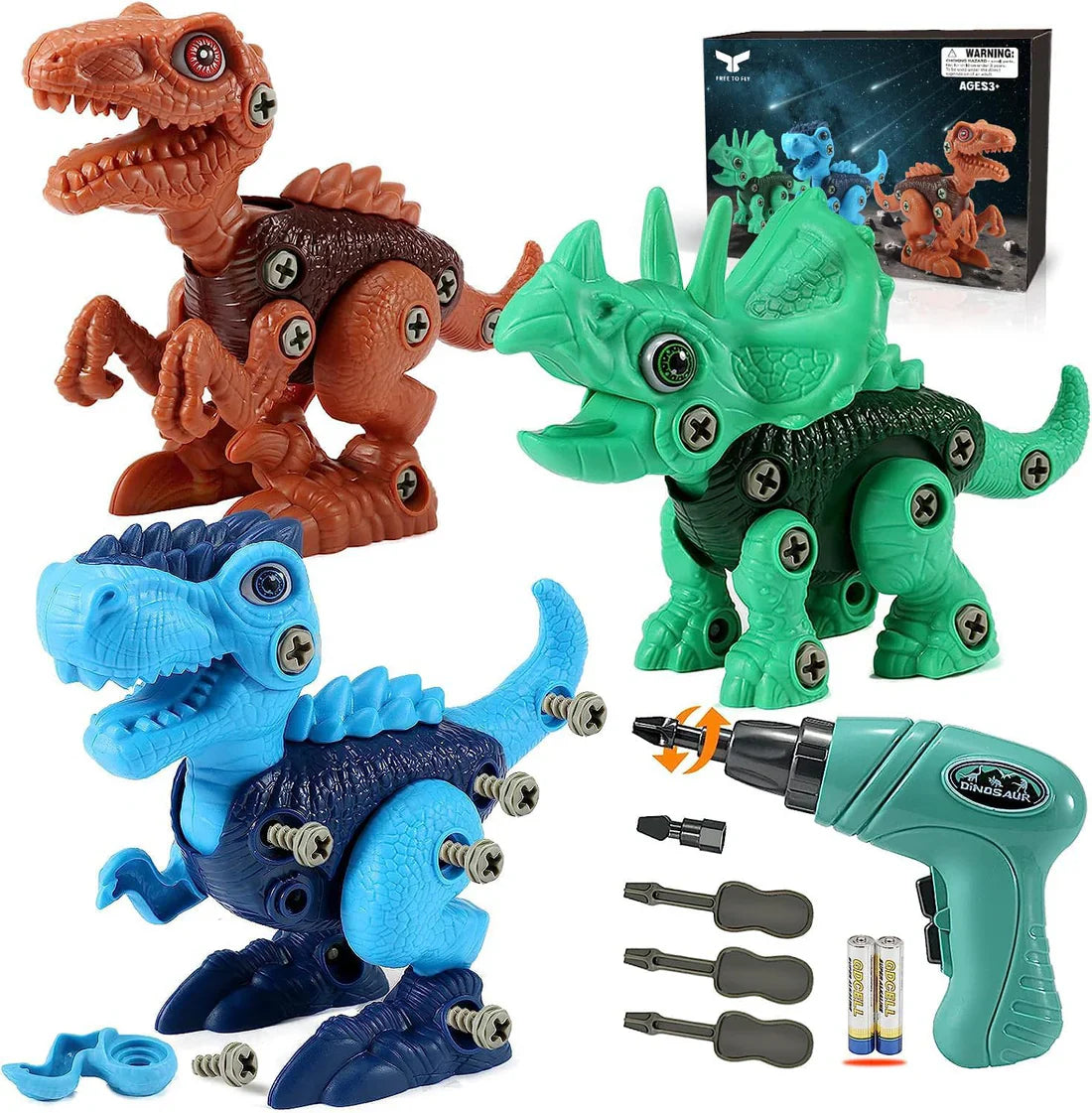 Drillasaur™ | Doe-het-zelf dinosaurus bouwstenen
