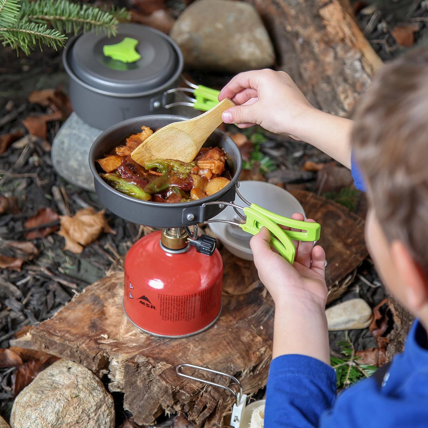 TrekChef™ | Draagbare camping pannenset