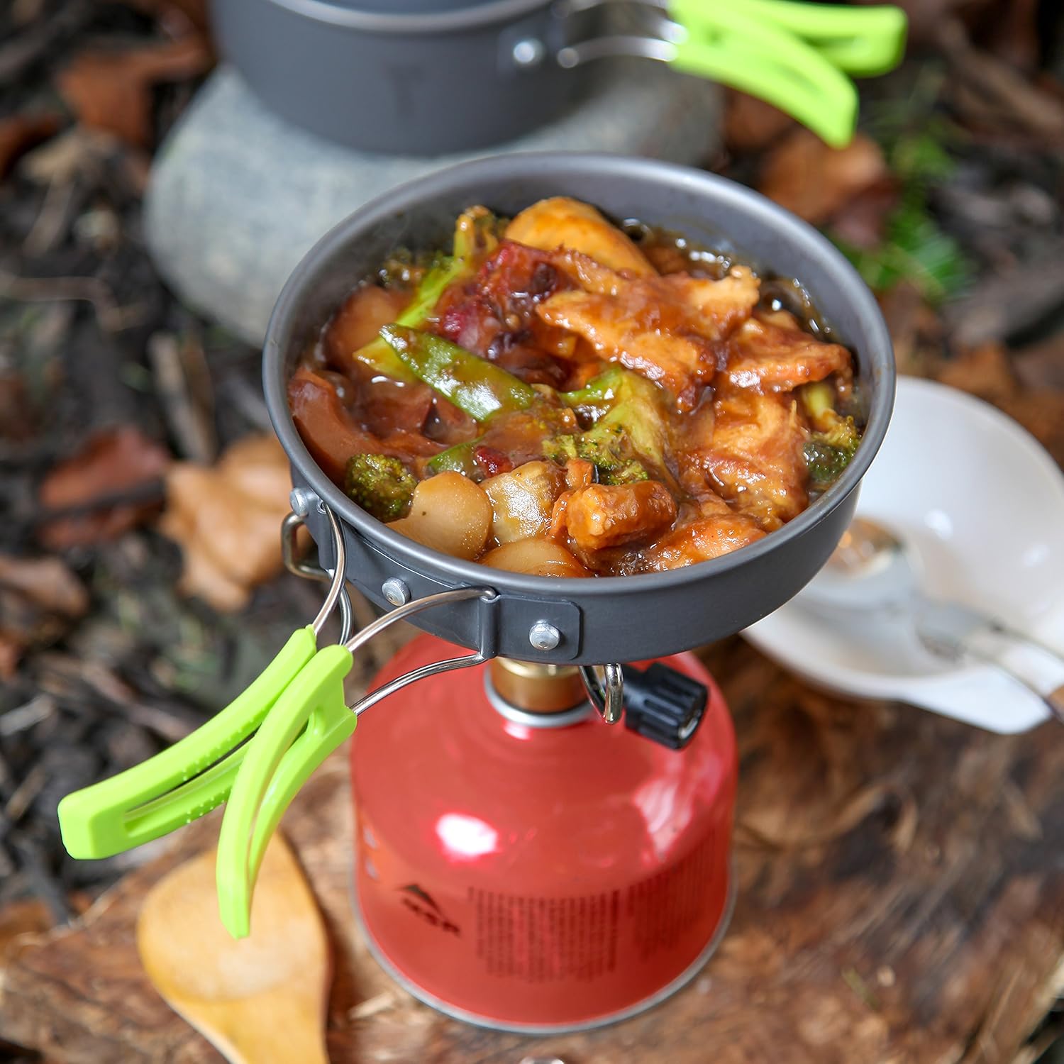 TrekChef™ | Draagbare camping pannenset