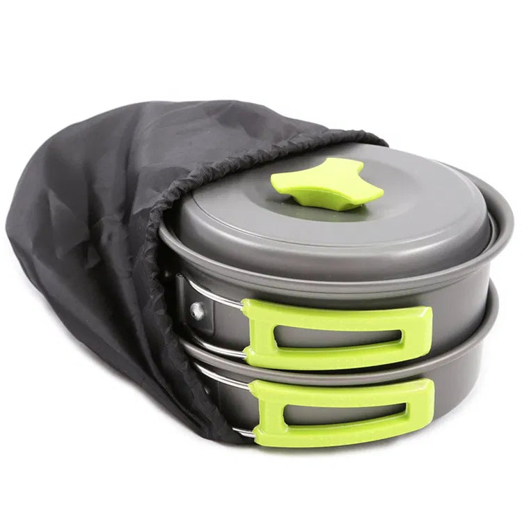 TrekChef™ | Draagbare camping pannenset