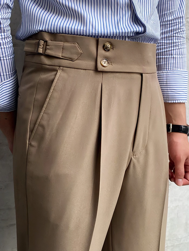 Desmond™ | Casual broek met hoge taille voor heren