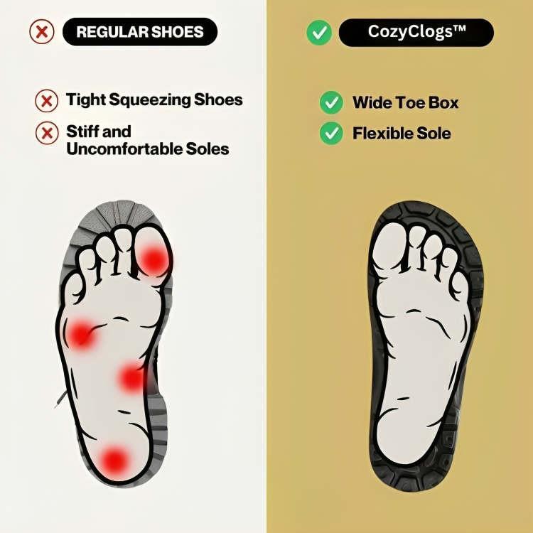 CozyClogs™ | Onmiddellijke voetverlichting bij elke stap!