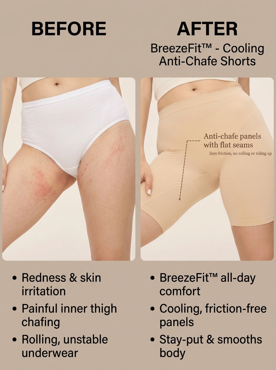 1 + 1 GRATIS VANDAAG | BreezeFit™ – Verkoelende Anti-Schuur Shorts