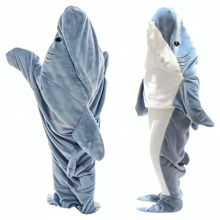 CozyFin™ | Sharkie knusse draagbare deken