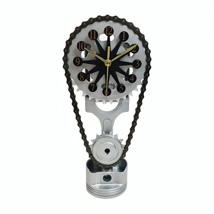 TIJDELIJK 50% KORTING | TimeForge™ | Roterende metalen tandwielklok