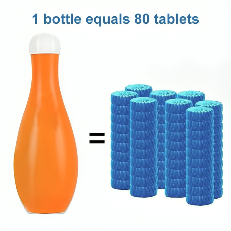 1 + 1 GRATIS VANDAAG | CleanStrike™ | Bowling pin-vormige toiletpotreiniger