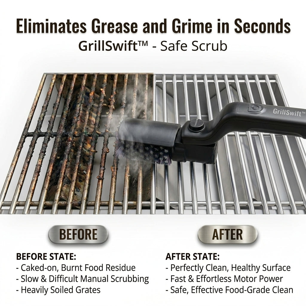 TIJDELIJK 50% KORTING | GrillSwift™ - Veilige Schrob