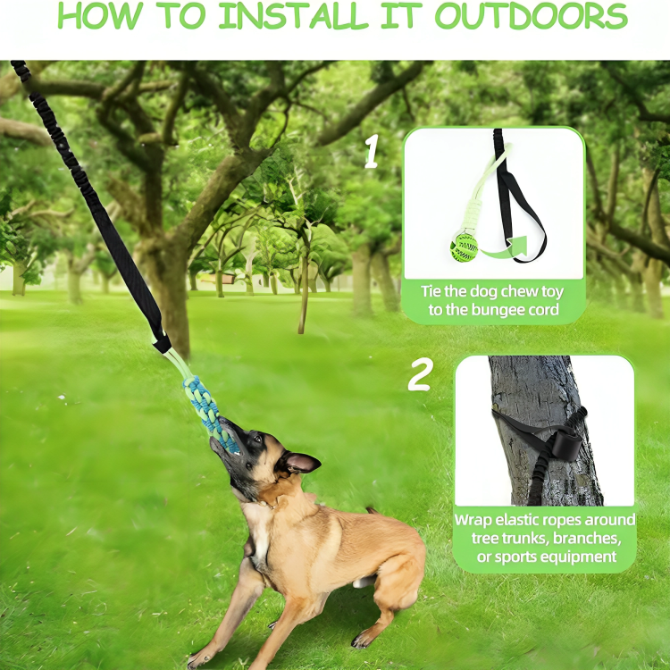 TIJDELIJK 50% KORTING | PupTug™ | Eindeloos interactief spelen voor actieve honden!