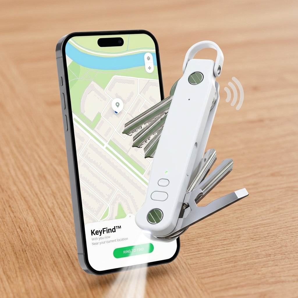 TIJDELIJK 50% KORTING | KeyFind™ - Traceerbare sleutelorganizer