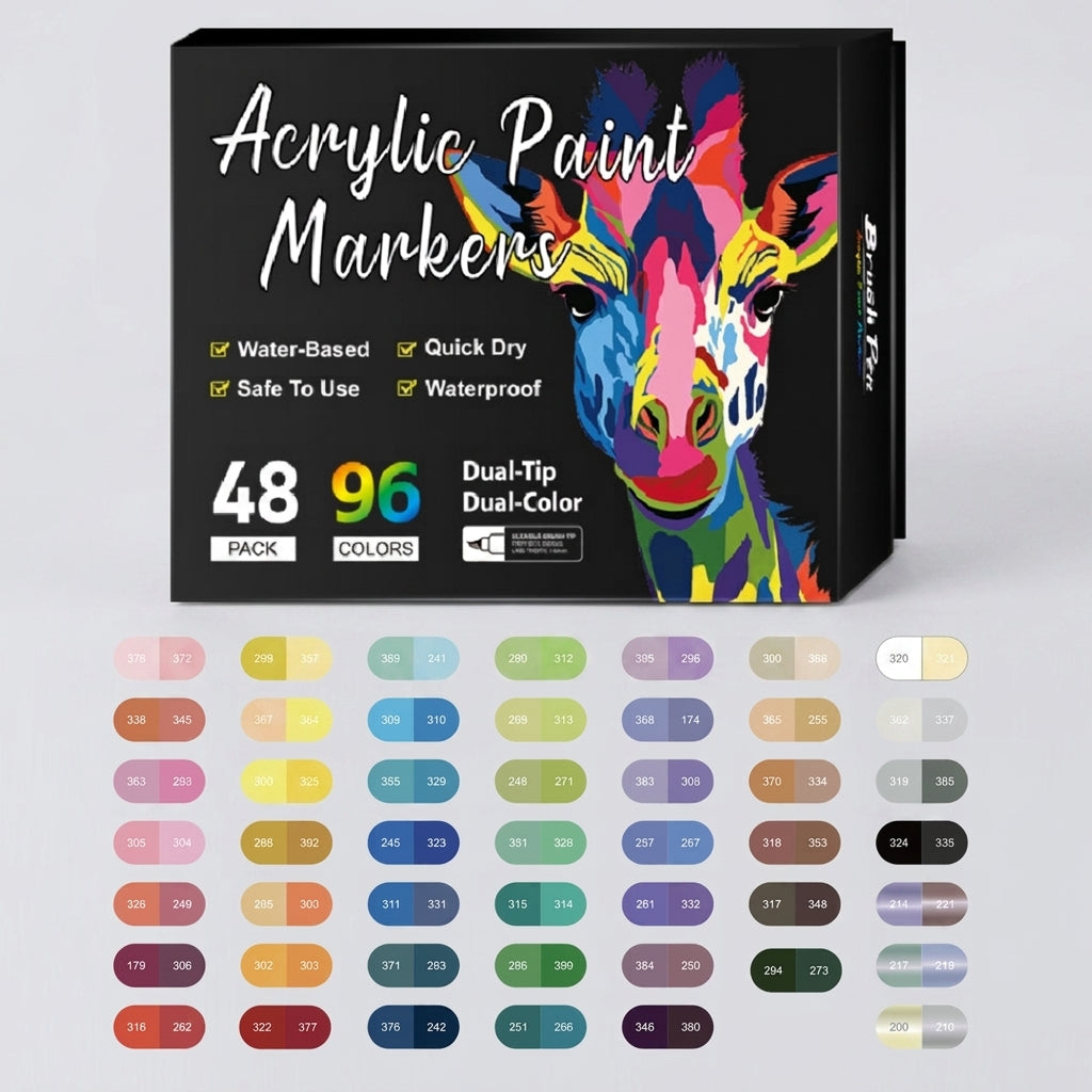 TIJDELIJK 50% KORTING | VividMark™ – Acrylstiften Set