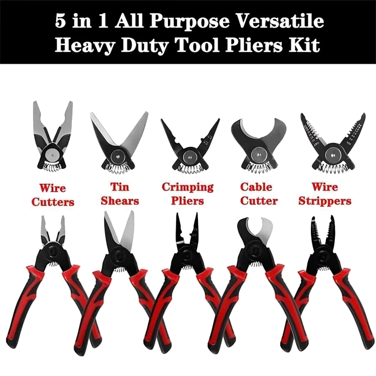 VersaPlier™ | 5 in 1 tangen gereedschapsset
