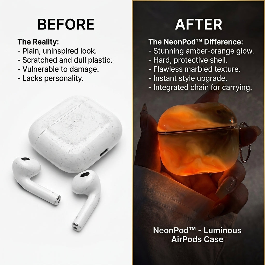 TIJDELIJK 50% KORTING | NeonPod™ - Lichtgevende AirPods-hoes