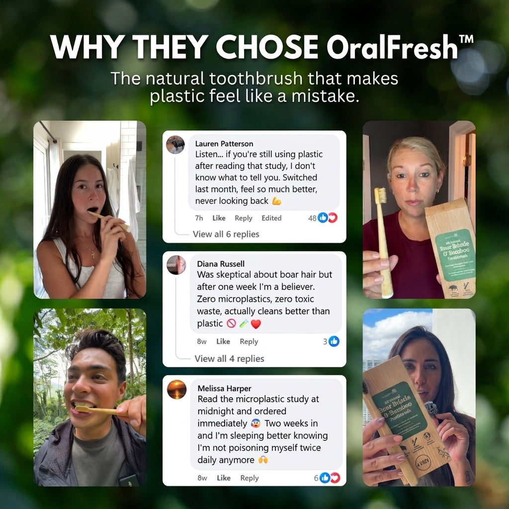 TIJDELIJK 50% KORTING | OralFresh™ - Bamboe tandenborstel