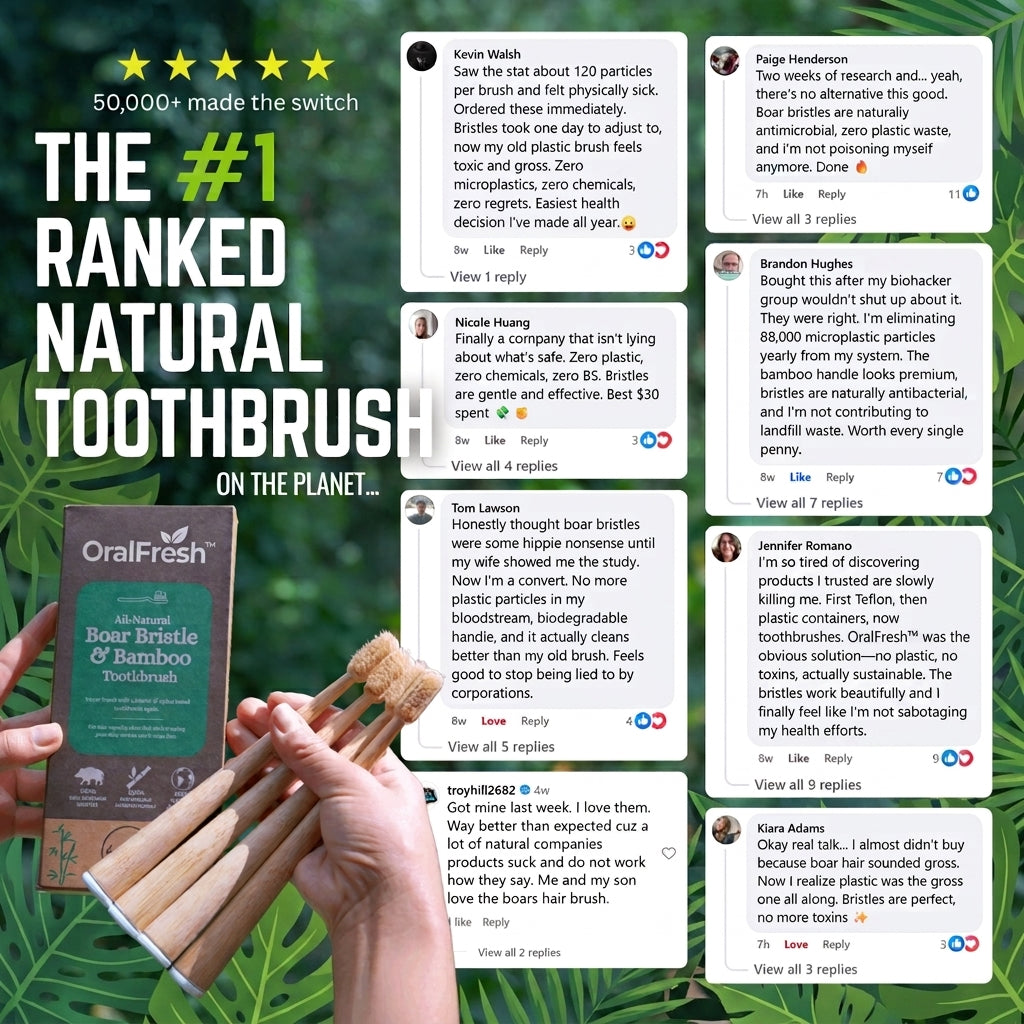 TIJDELIJK 50% KORTING | OralFresh™ - Bamboe tandenborstel