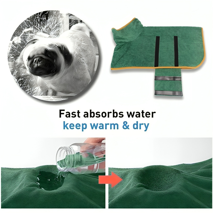 WarmPaws™ | Superabsorberende hondenbadjas
