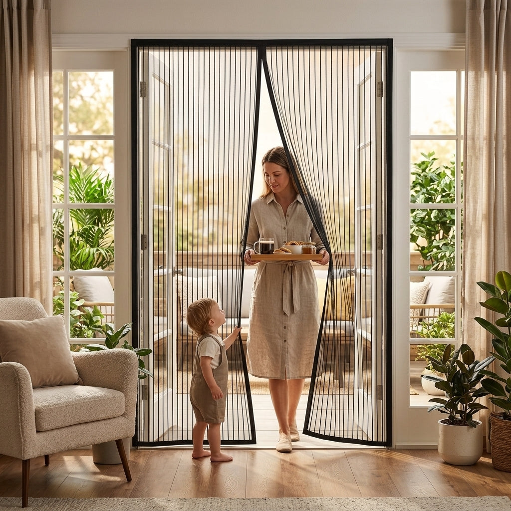1 + 1 GRATIS VANDAAG | DoorMesh™ - Magnetisch Insectengaas