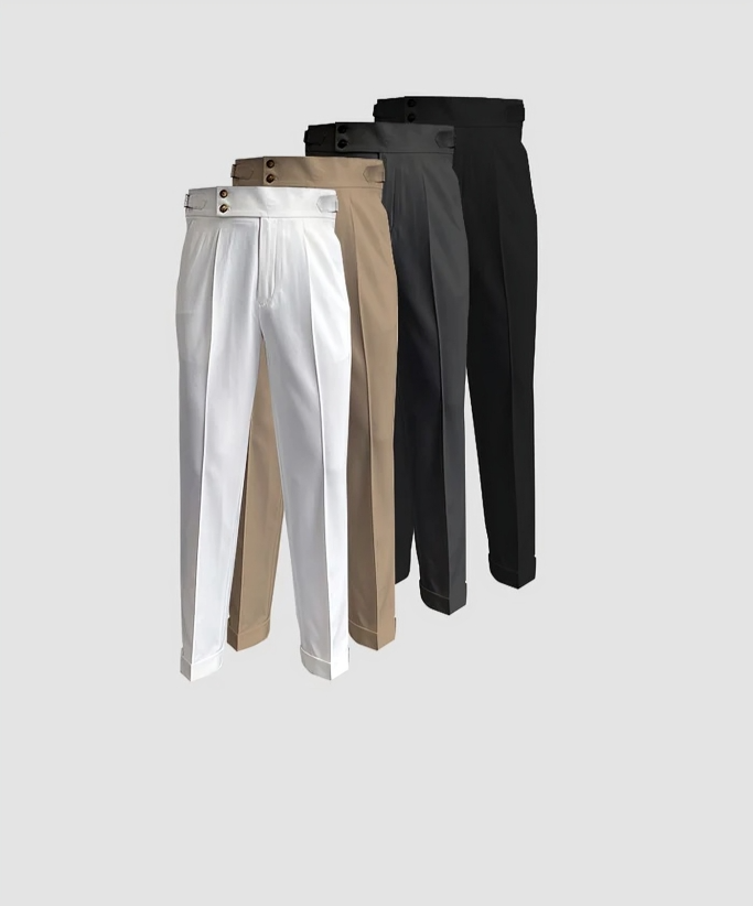 Desmond™ | Casual broek met hoge taille voor heren