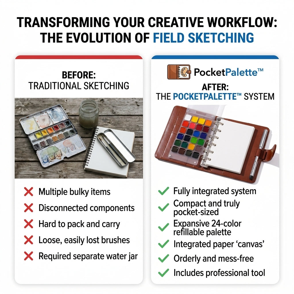 TIJDELIJK 50% KORTING | PocketPalette™ - Zak Canvas