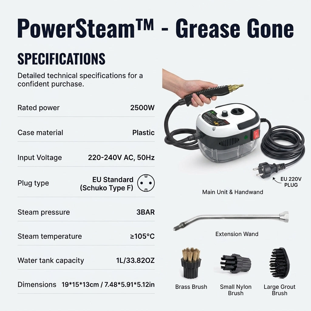 TIJDELIJK 50% KORTING | PowerSteam™ - Vet weg