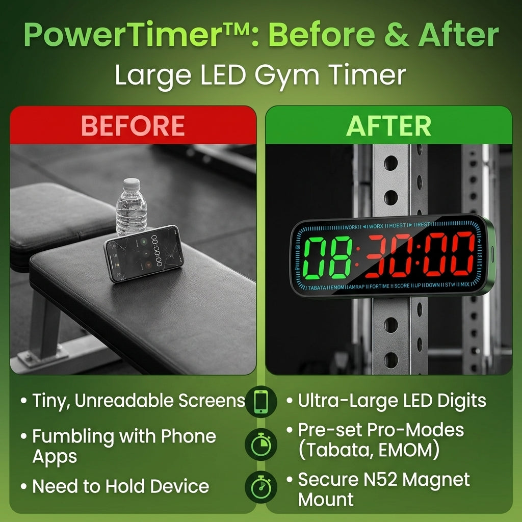 TIJDELIJK 50% KORTING | PowerTimer™ - LED-Gymtimer