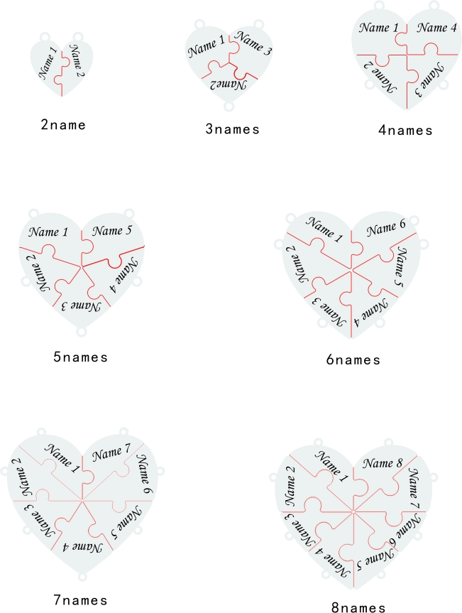 LoveFragment™ | Gepersonaliseerde hartpuzzelketting