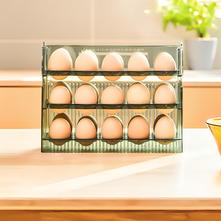 TIJDELIJK 50% KORTING | EggStack™ | Geen gebroken eieren en koelkastchaos meer!