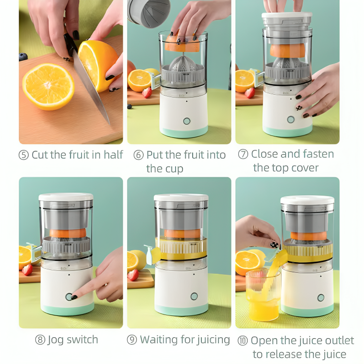 TIJDELIJK 50% KORTING | JuiceJet™ | Zet fruit om in vers sap - moeiteloos!