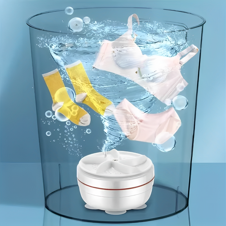 TIJDELIJK 50% KORTING | WashWiz™ | Verander elke container in een wasmachine!