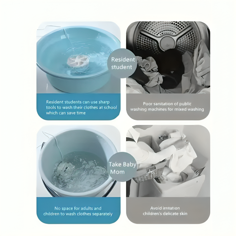 TIJDELIJK 50% KORTING | WashWiz™ | Verander elke container in een wasmachine!