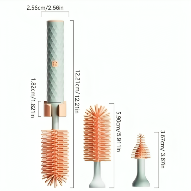 TIJDELIJK 50% KORTING | SwiftScrub™ | De slimme manier om flessen schoon te maken!