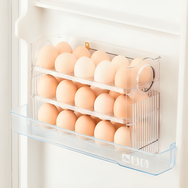TIJDELIJK 50% KORTING | EggStack™ | Geen gebroken eieren en koelkastchaos meer!