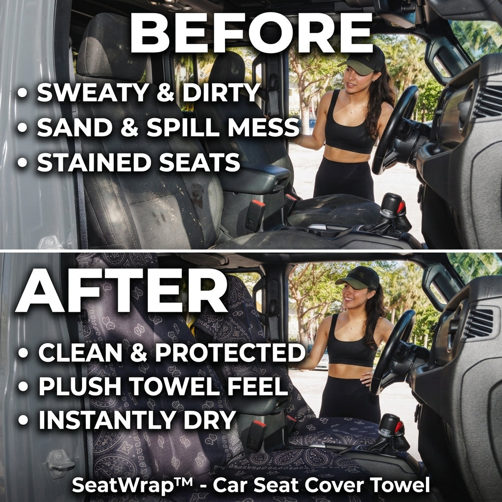 TIJDELIJK 50% KORTING | SeatWrap™ – Autostoelhoes Handdoek