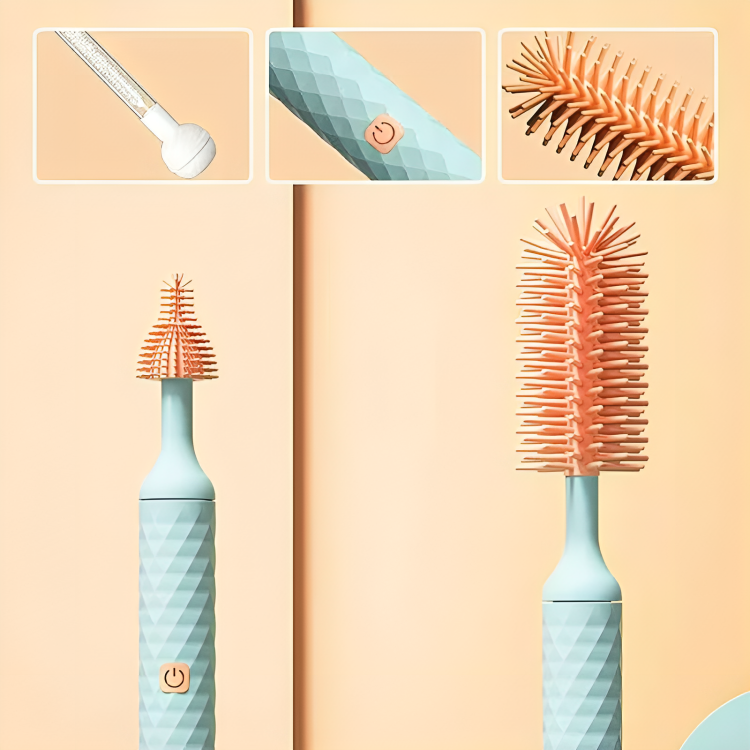 TIJDELIJK 50% KORTING | SwiftScrub™ | De slimme manier om flessen schoon te maken!