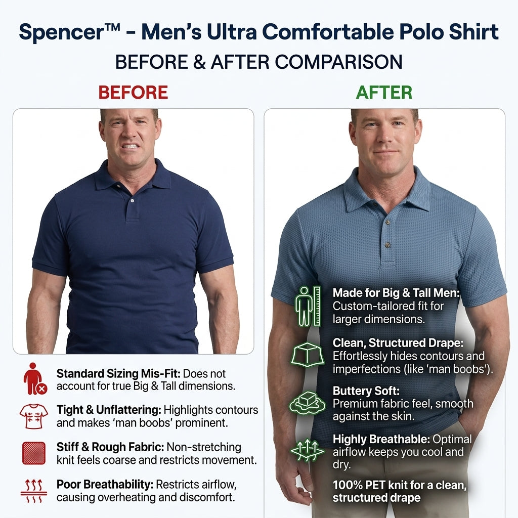 TIJDELIJK 50% KORTING | Spencer™ - Comfort Polo
