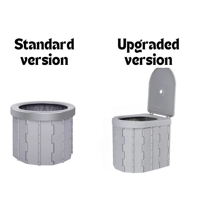 QuickPotty™ | Draagbaar opvouwbaar buitentoilet